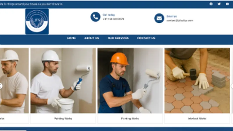 Screenshot of the Jalaaliya website
