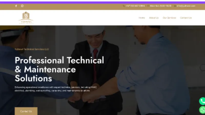 Screenshot of the YUHWWL website